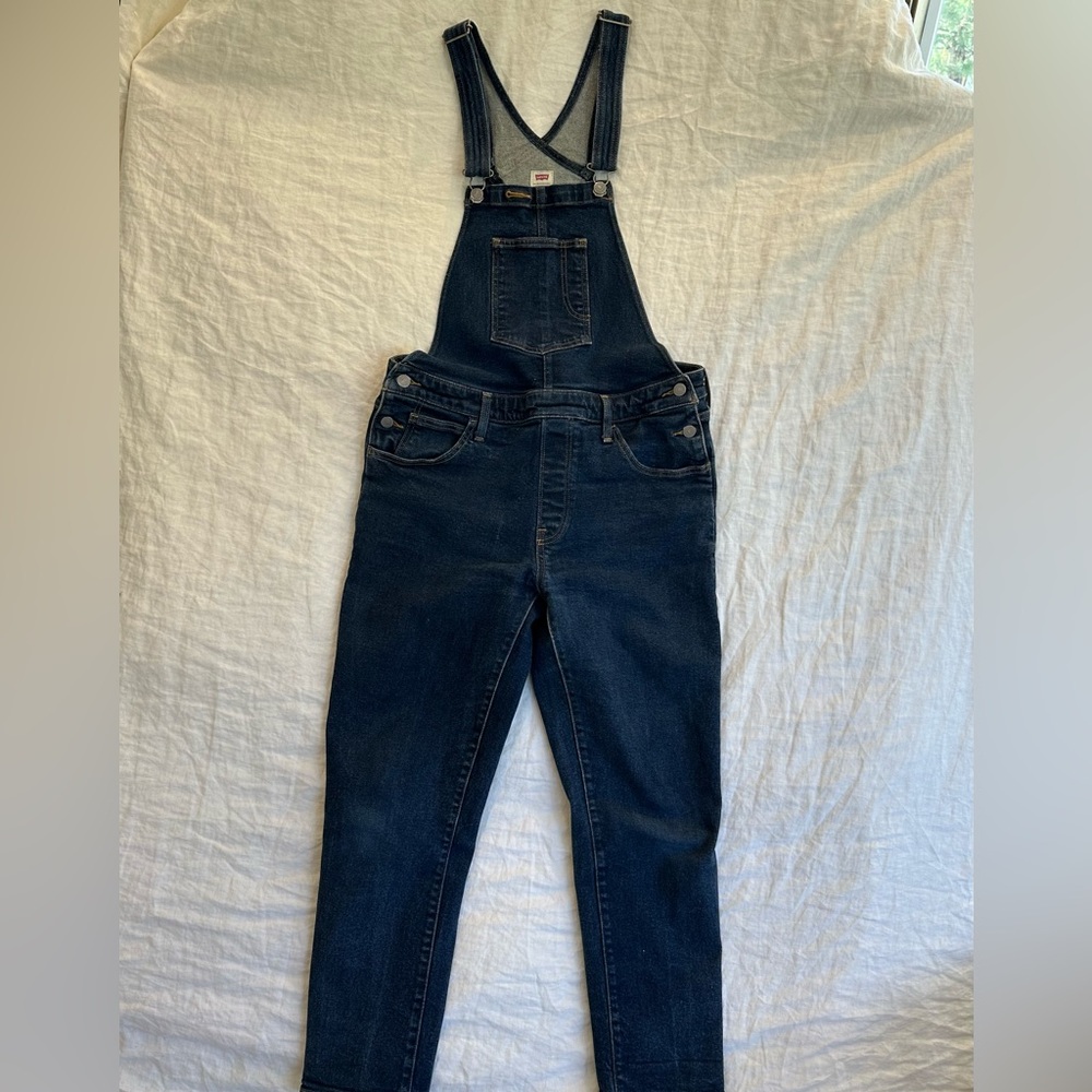 Levi's Classic Blue Denim Overalls